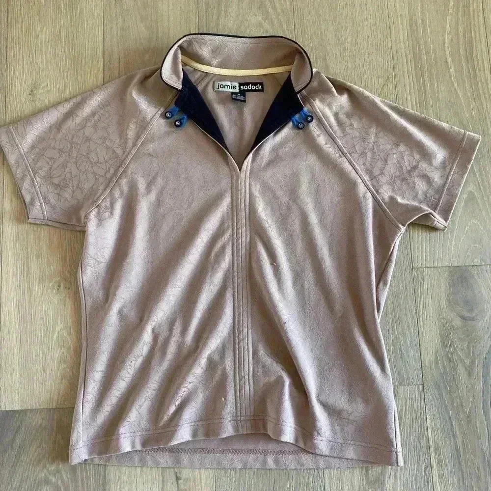 Jamie sadock short sleeve top medium tan